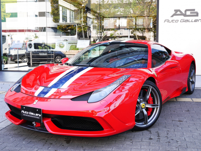 フェラーリ 458スペチアーレ F1 7DCT V8-4500㏄ 605馬力 左ハンドル カーボンインテリア 正規ディーラー車 中古車 情報 |  オートギャラリー大阪